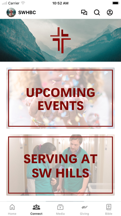 Southwest Hills Baptist Church Screenshot