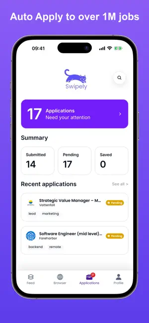 Swipely - AI Job Search screenshot 3