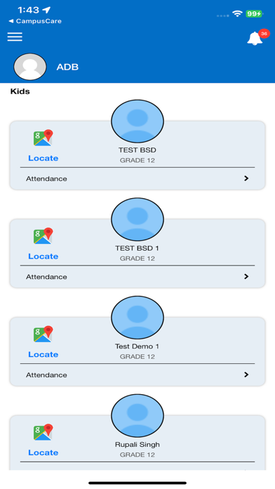 SAJSH Parent App Screenshot 4 of 8