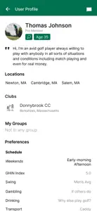 Golf Roster screenshot #2 for iPhone