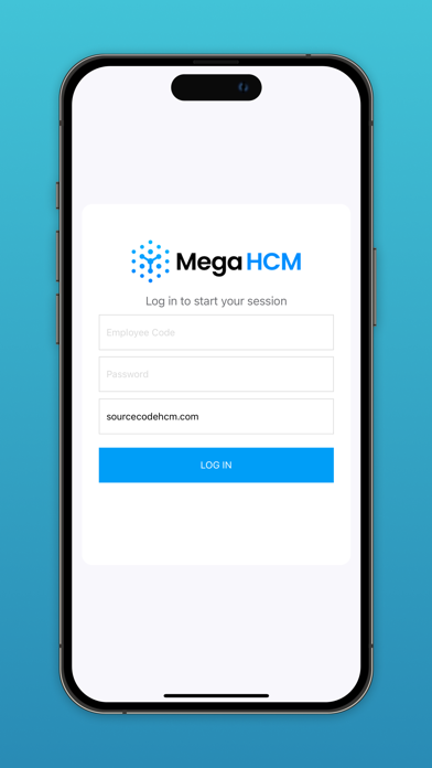 MegaHcm app screenshot
