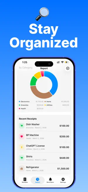 Keep Bills: Receipt Manager screenshot 4