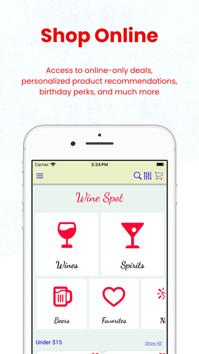 Wine Spot Screenshot 1 - AppWisp.com Wine Spot Screenshot 1 - AppWisp.com