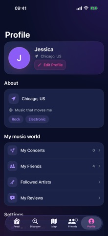 CrowdMate - Live Music Finder screenshot