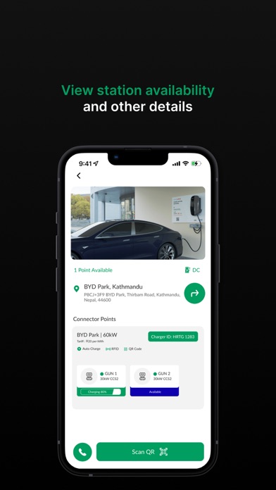 Heritage Charge Point Screenshot