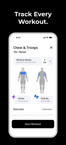 Gymate Workout Tracker Gym Log Screenshot 5 of 10