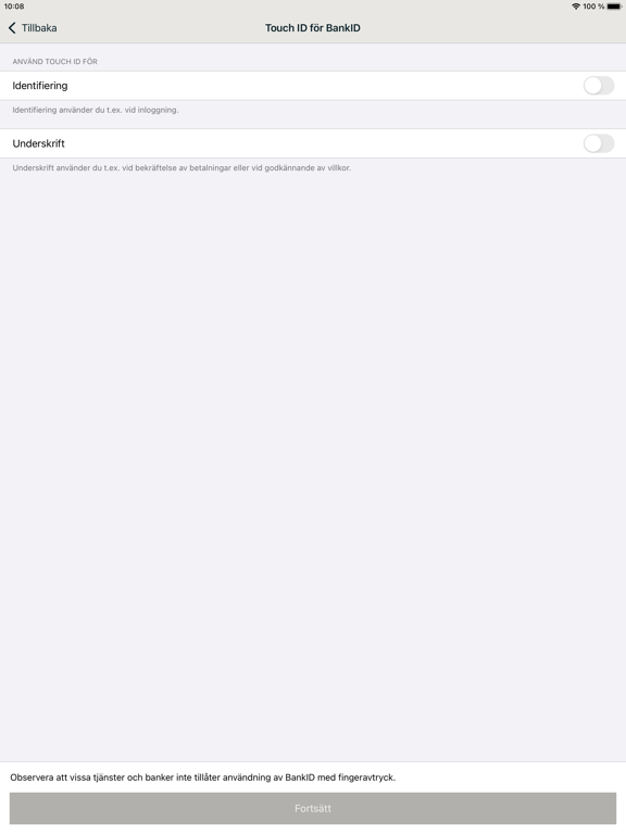 BankID säkerhetsapp iPad screenshot 4