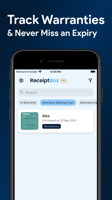 Receipt Organizer : ReceiptBox Screenshot