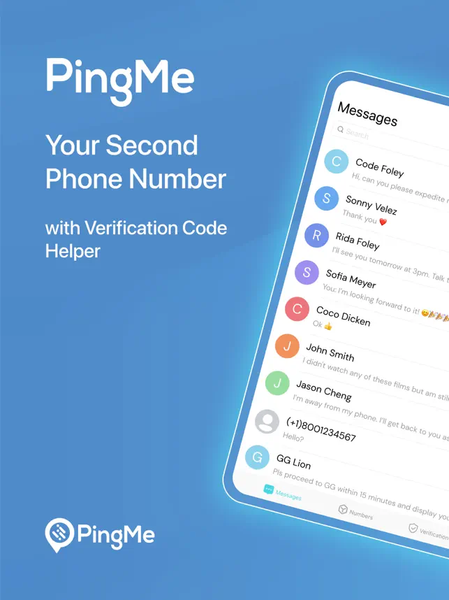 PingMe - Second Phone Number_1