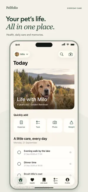 Pet Health: Fellfolio screenshot 1