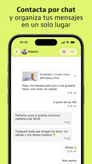 Captura de pantalla de Idealista en iPhone 3