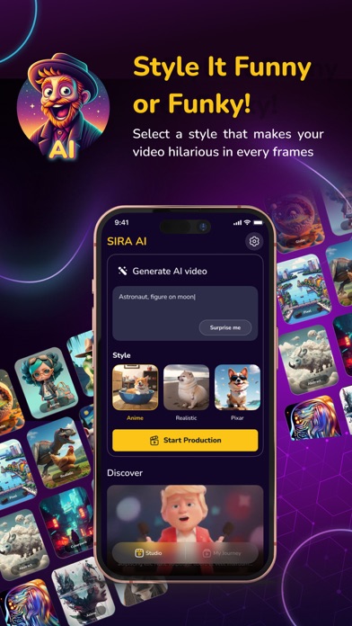 Sira AI: Text to Video & GIF Screenshot