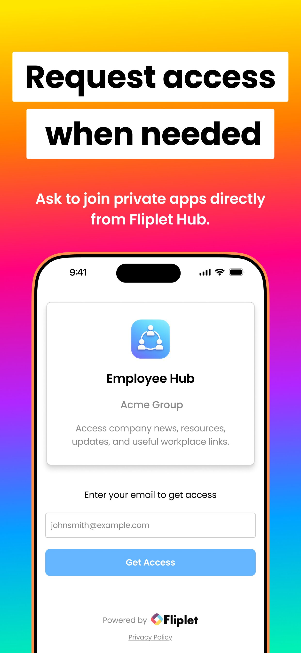 Fliplet Hub screenshot 3