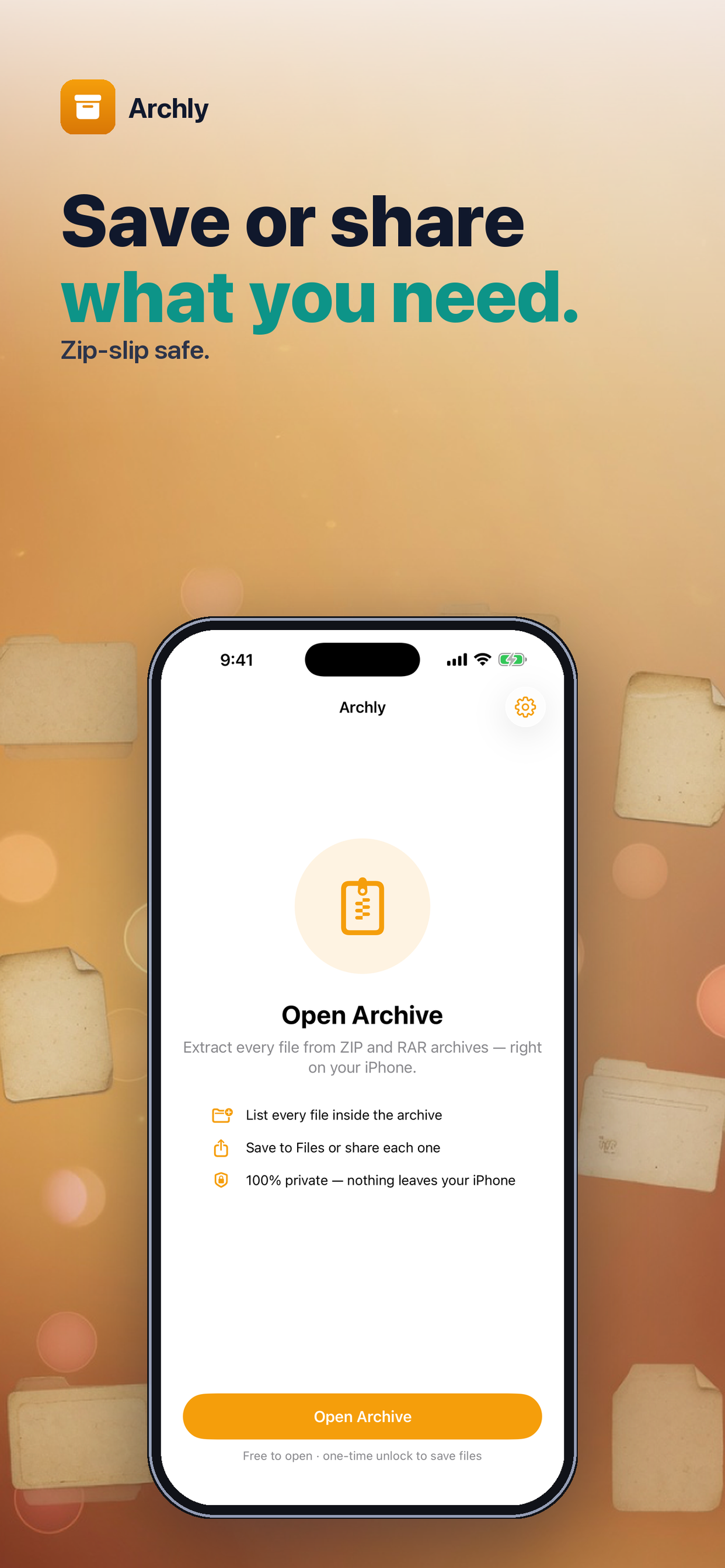 Archly: RAR File Opener screenshot 2
