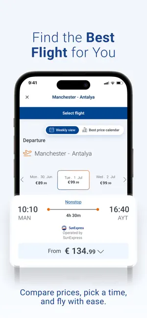SunExpress Airlines iPhone screenshot 4