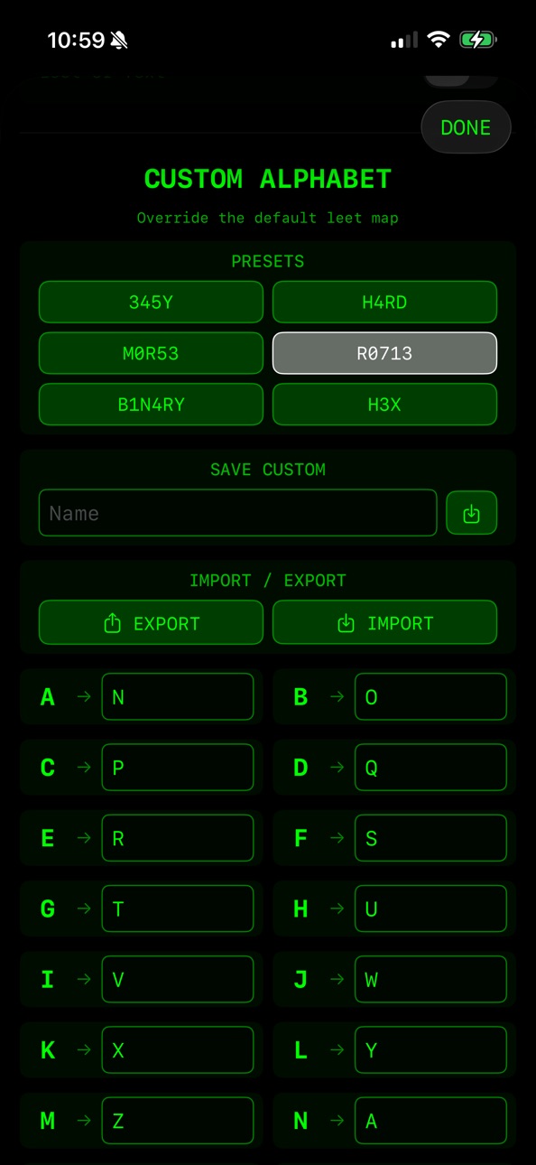 iPhone screenshot