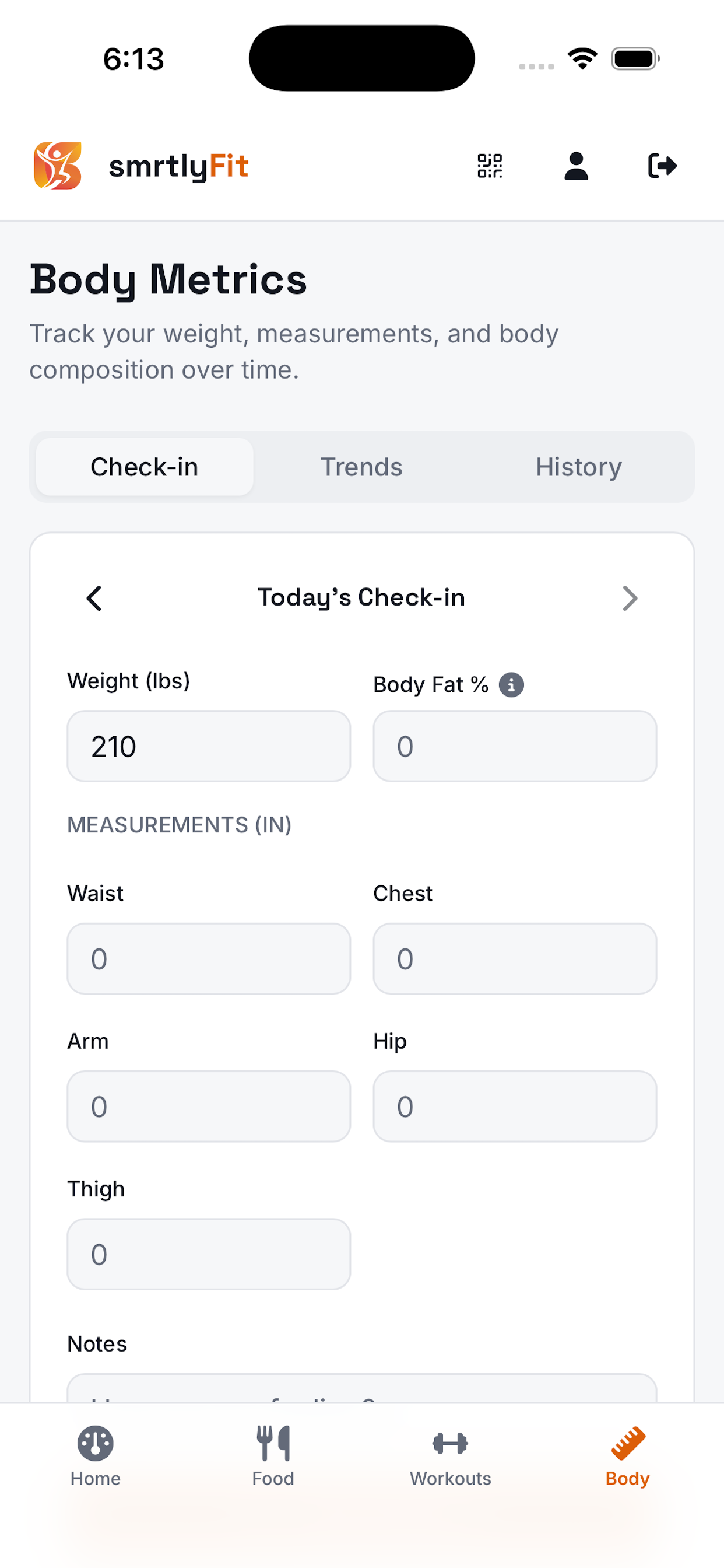 smrtlyFit