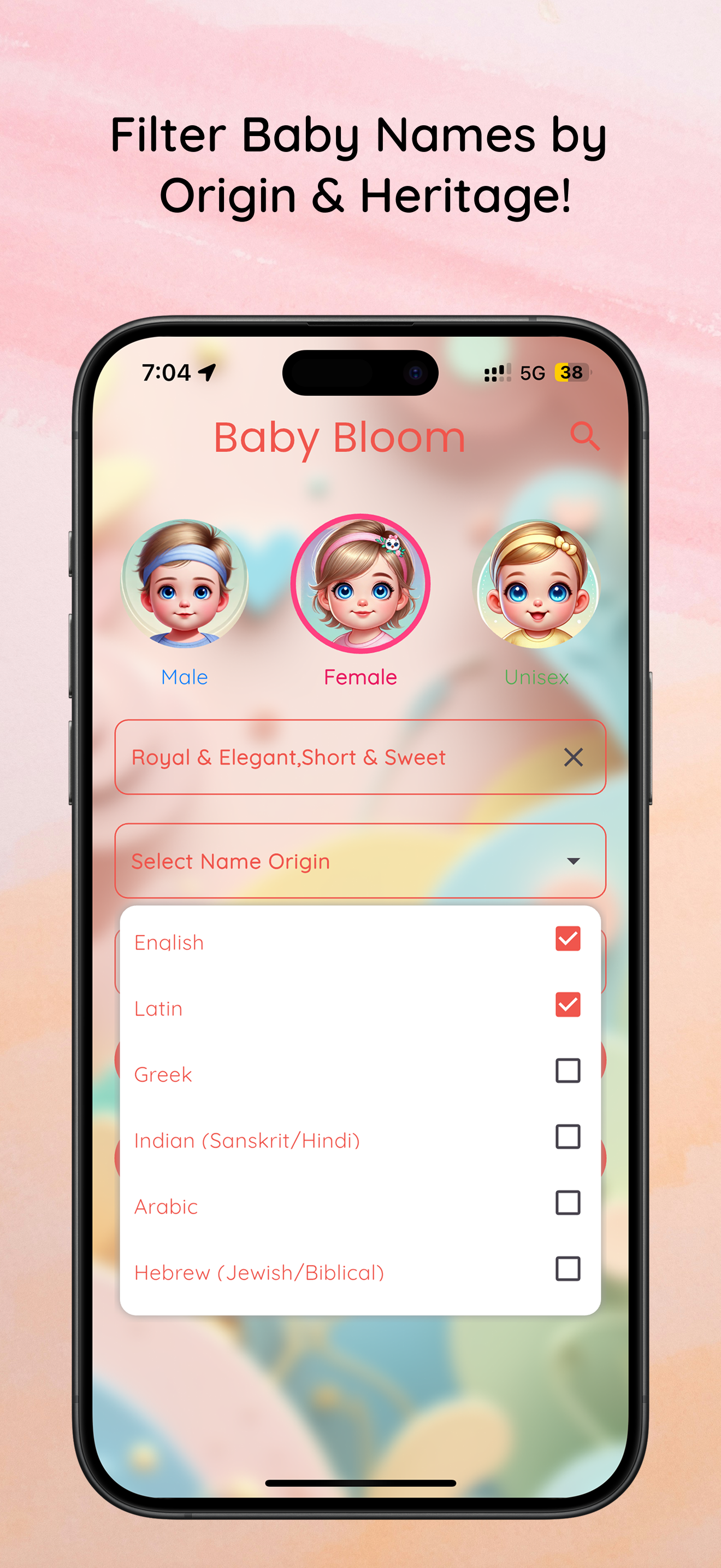 BabyBloom –Baby Name Generator