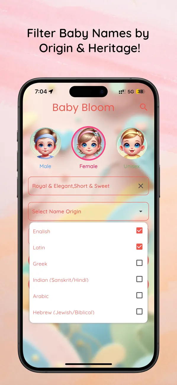 Screenshot #3 pour BabyBloom –Baby Name Generator