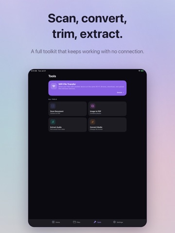 Doc Vault - File Manager iPad screenshot
