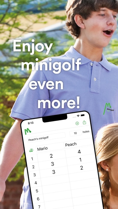 Screenshot #1 pour Minigolf Log