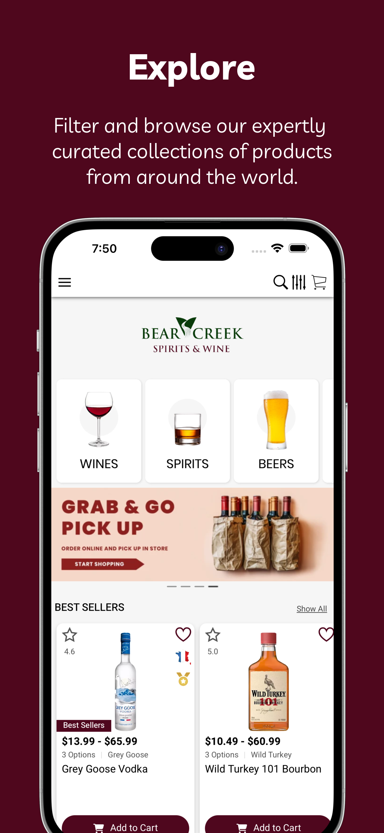 Bear Creek Spirits & Wine screenshot 1