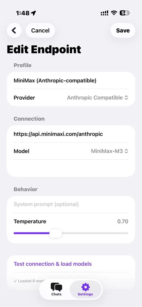 Screenshot #2 pour WristChatUI