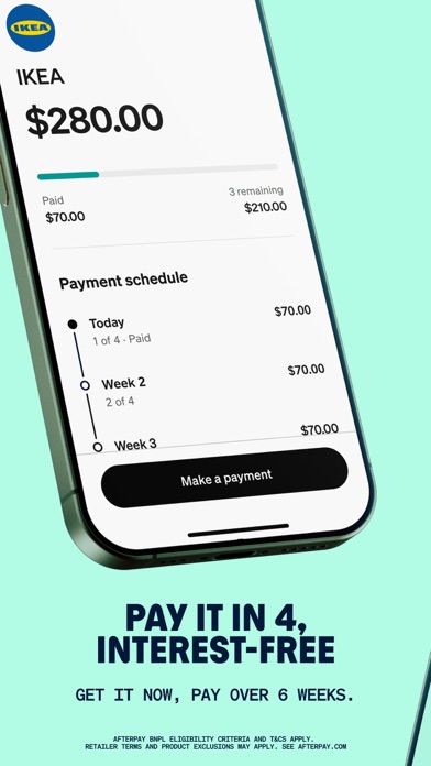 Afterpay: Pay over time Screenshot
