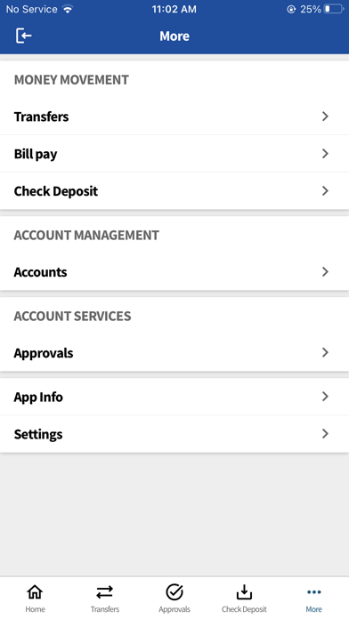 Universal Bank Business Screenshot