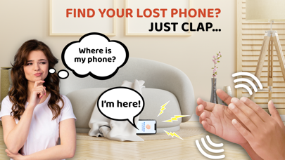 Find My Phone: Clap, Whistle Screenshot 1 - AppWisp.com Find My Phone: Clap, Whistle Screenshot 1 - AppWisp.com
