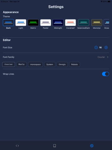 Python Sandbox iPad screenshot
