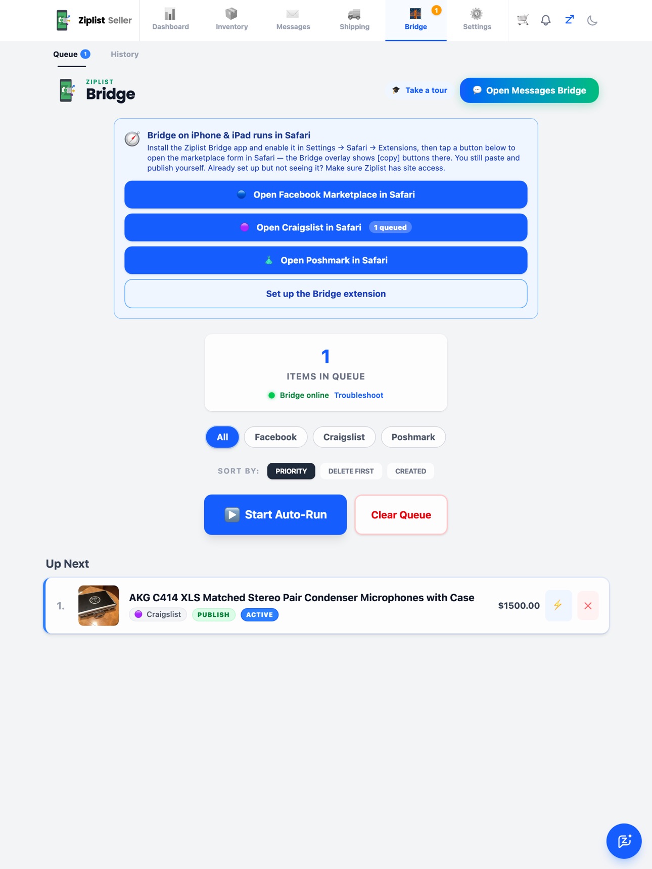 Screenshot 5 of Ziplist Bridge