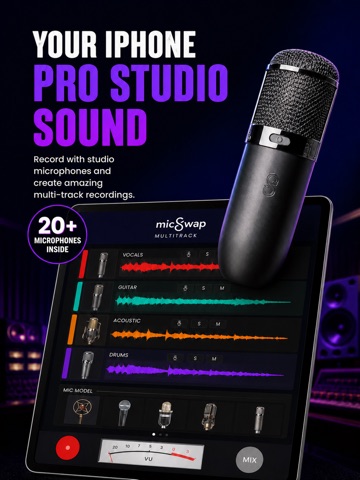 MicSwap MultiTrack: Mix Studio