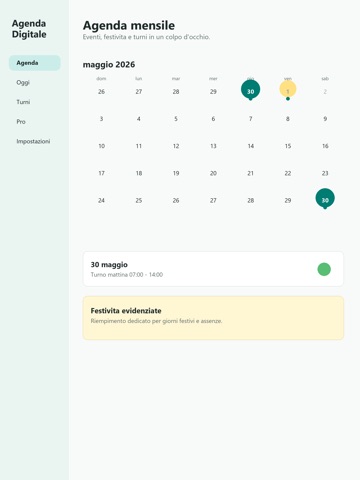 Super Agenda iPad screenshot