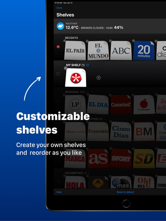Spain Newspapers iPad screenshot 5 - News app