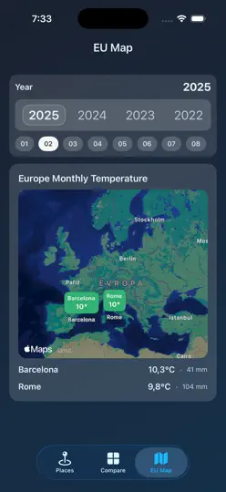 WeatherMem: Weather History iPhone Ekran Görüntüsü 6