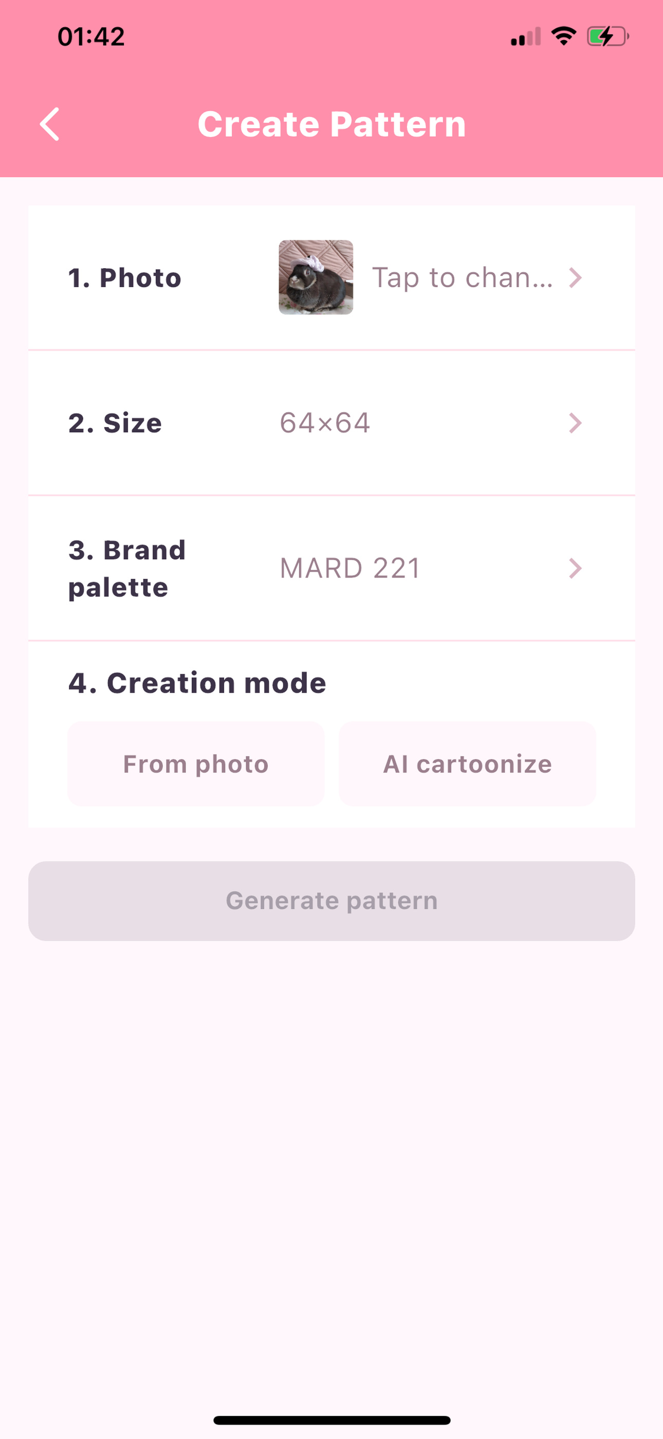 AI Fuse Bead Pattern Maker screenshot 4