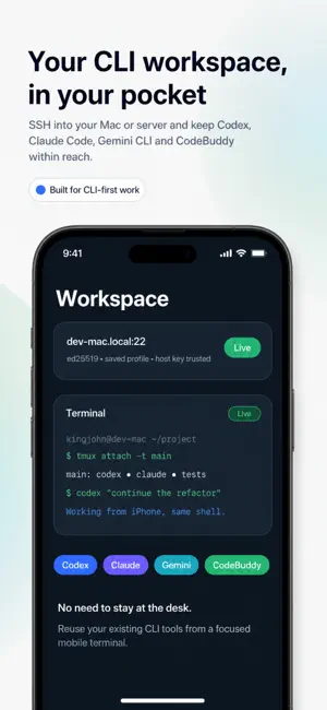 AirShell - Agent CLI in Pocket screenshot 1