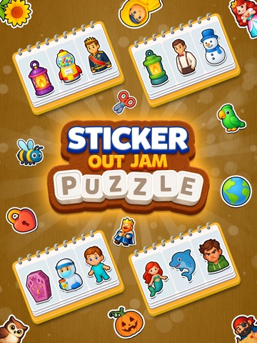 Sticker Out: Jam Puzzle iPad screenshot