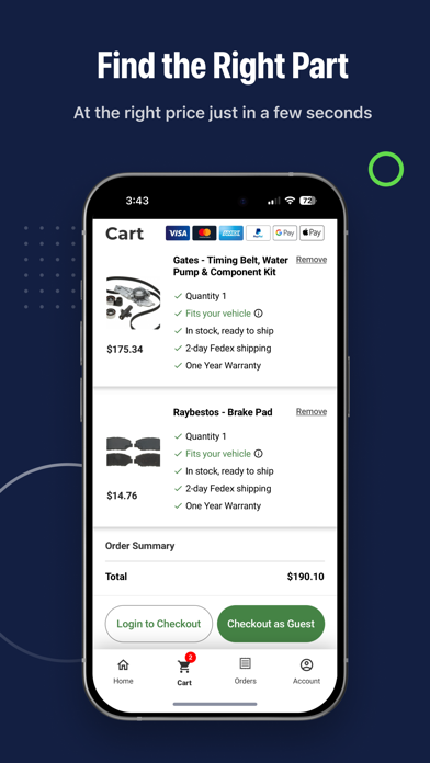 Parts Pass Auto Parts Screenshot