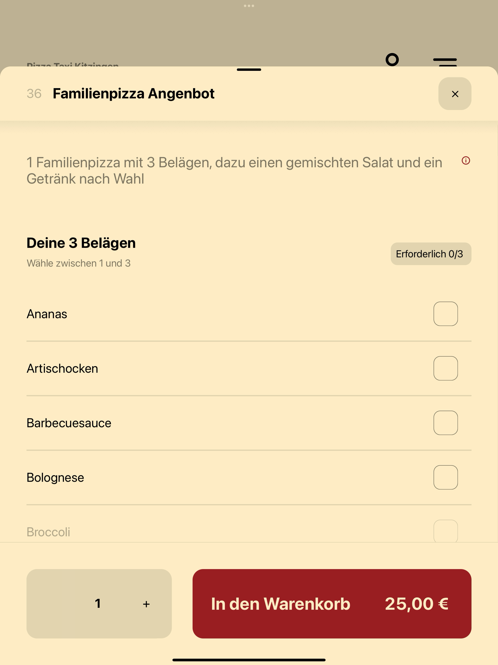 Pizza Taxi Kitzingen screenshot 8