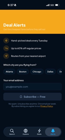Cheap Flights Mexico iPhone screenshot
