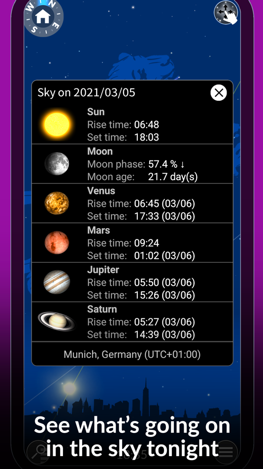 #3. The Sky by Redshift (iOS) Av: USM
