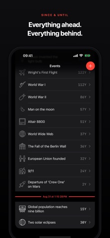 Timeless Events app screenshot