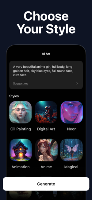 ‎MJ : AI Art Generator Capture d'écran