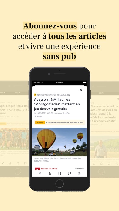 Centre Presse Aveyron - Actus Screenshot