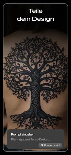 Screenshot von Tattoo AI – Tattoo-Designs auf dem iPhone 6