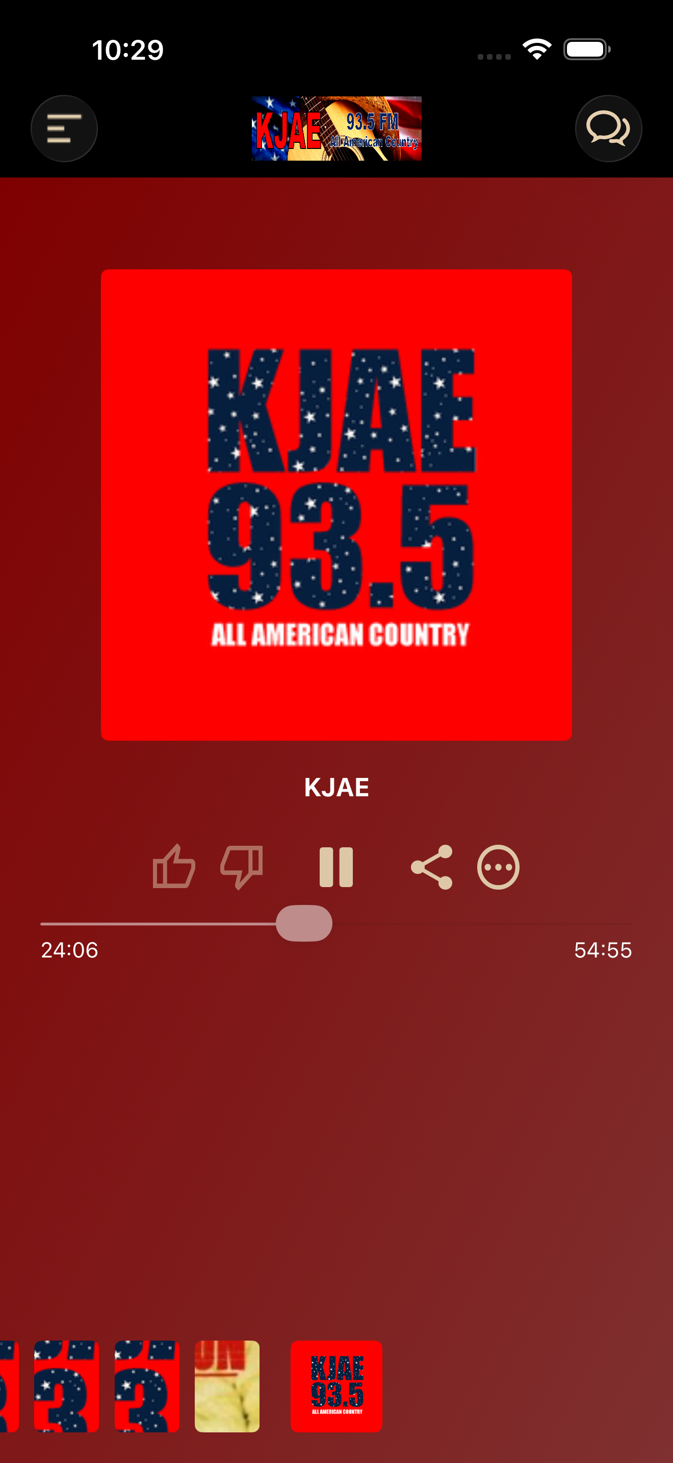 KJAE 93.5 ALL AMERICAN COUNTRY screenshot 2