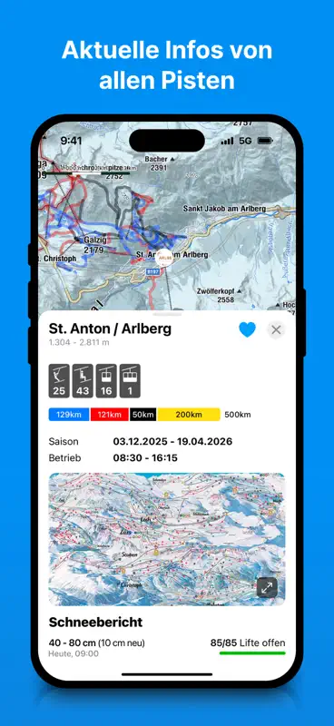 bergfex: Skifahren & Tracking screenshot 3 of 8