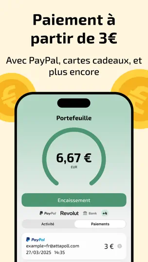 Screenshot von AttaPoll - Geld Verdienen auf dem iPhone 3